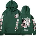 thumbnail image 1 of KJCEWSTX  Anime Attack on Titan Printed Sweatshirt Unisex Hoodie Sweater Cosplay Men Women Long Sleeve Pullover, 1 of 4