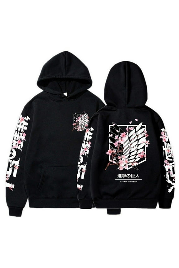 Anime Attack on Titan Printed Sweatshirt Unisex Hoodie Sweater Cosplay Men Women Long Sleeve Pullover