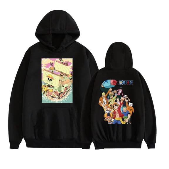 KJCEWSTX Monkey De Luffy Hoodie Long Sleeve Sweatshirt Unisex