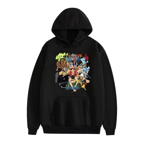 KJCEWSTX Monkey De Luffy Hoodie Long Sleeve Sweatshirt Unisex