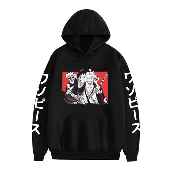 KJCEWSTX Monkey De Luffy Hoodie Long Sleeve Sweatshirt Unisex