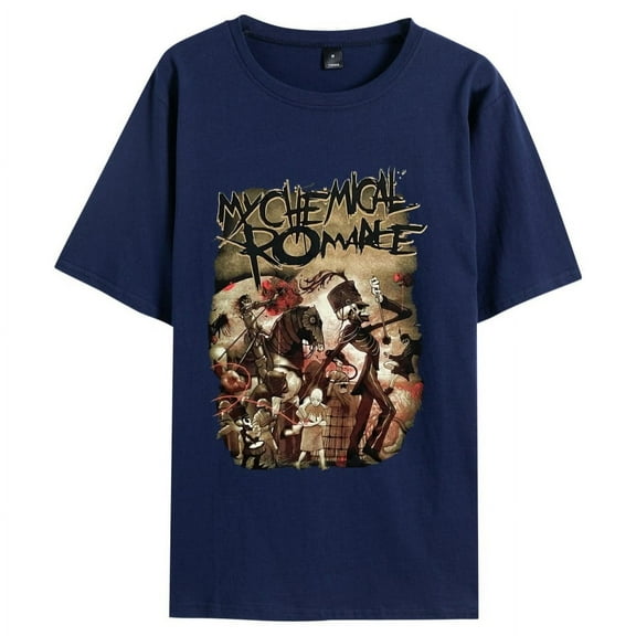 KJCEWSTX My Chemical Romance Long Live T-shirt He Black Parade North American Tour Tshirts Unisex Cotton Tee High Quality Tops