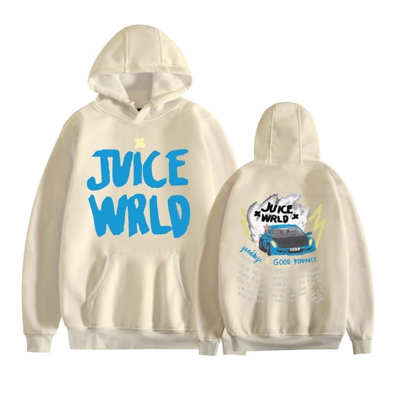 KJCEWSTX New Juice Hoodie Wrld 999 Hip Hop Street Pullover Rapper Casual Sweatshirt