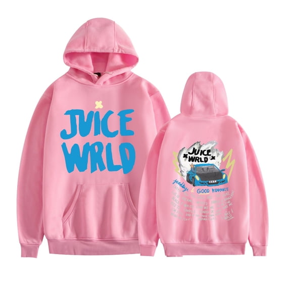 KJCEWSTX New Juice Hoodie Wrld 999 Hip Hop Street Pullover Rapper Casual Sweatshirt