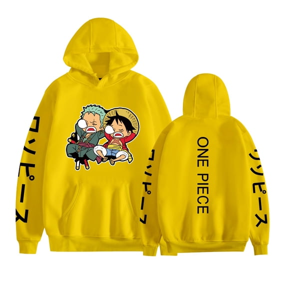 KJCEWSTX Roronoa Zoro Pattern Pullover Anime Hoodie Long Sleeve Sweatshirt Unisex XS-3XL