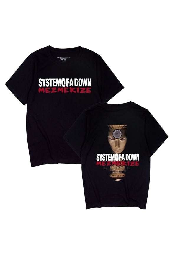 System of A Down T-shirts Metal Rock System Band Men Women Streetwear Short Sleeve Oversized T-shirt