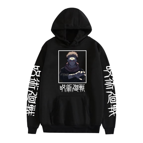 KJCEWSTX Unisex Jujutsu Anime Hoodie Long Sleeves Gojo Satoru Print Sweatshirt Cosplay Hoody Sizes XS-3XL