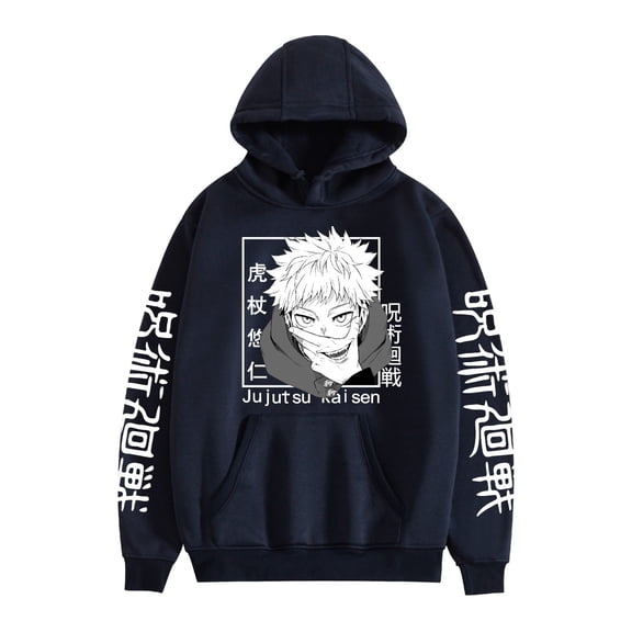 KJCEWSTX Unisex Jujutsu Anime Hoodie Long Sleeves Gojo Satoru Print Sweatshirt Cosplay Hoody Sizes XS-3XL