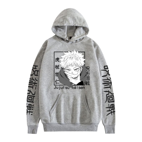 KJCEWSTX Unisex Jujutsu Anime Hoodie Long Sleeves Gojo Satoru Print Sweatshirt Cosplay Hoody Sizes XS-3XL