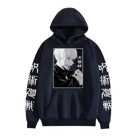 KJCEWSTX Unisex Jujutsu Anime Hoodie Long Sleeves Gojo Satoru Print Sweatshirt Pullover Sizes XS-3XL