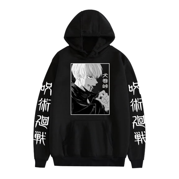 KJCEWSTX Unisex Jujutsu Anime Hoodie Long Sleeves Gojo Satoru Print Sweatshirt Pullover Sizes XS-3XL