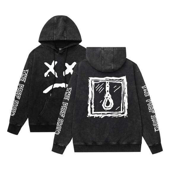 KJCEWSTX Unisex Lil Singer Peep Hoodie vintage Hoodies Sweatshirt Pullover Casual Hooded