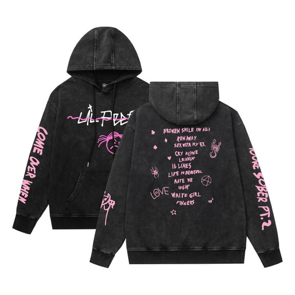 KJCEWSTX Unisex Lil Singer Peep Hoodie vintage Hoodies Sweatshirt Pullover Casual Hooded