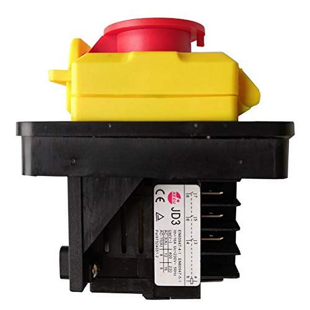 KJD11 8 Pins Industrial Electromagnetic Switch JD3 Relay Waterproof ON ...