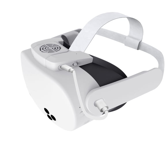 KJH Active Cooling Fan for Meta Quest 3S/Oculus Quest 3S VR Headset - Lightweight Quiet Radiator with Adjustable Speed, USB Powered, Prevents Overheating & Extends Playtime