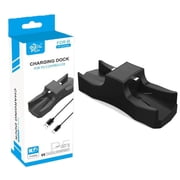 KJH Dual Controller Charging Dock for PS5 - Fast Charging Base for DualSense/DualSense Edge Wireless Controllers, LED Status Indicators, Overcharge Protection, Space-Saving PS5 Accessory