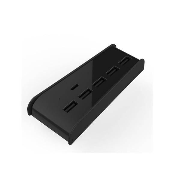 KJH PS5 USB Hub Adapter, 10Gbps High Speed Multi-Port Expansion Converter for PlayStation 5 Disc/Digital Edition