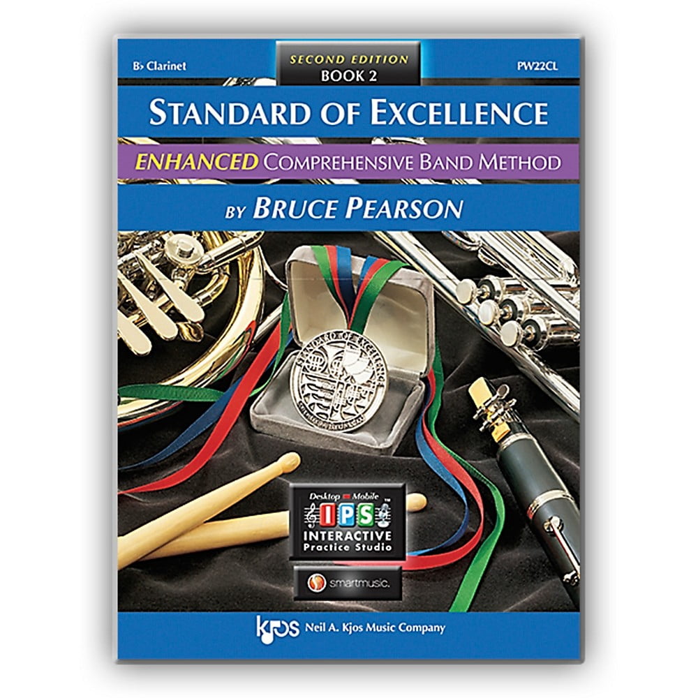 Standard of Excellence: Bb Clarinet - Enhanced Book 2, KJOS Publishing - Walmart.com