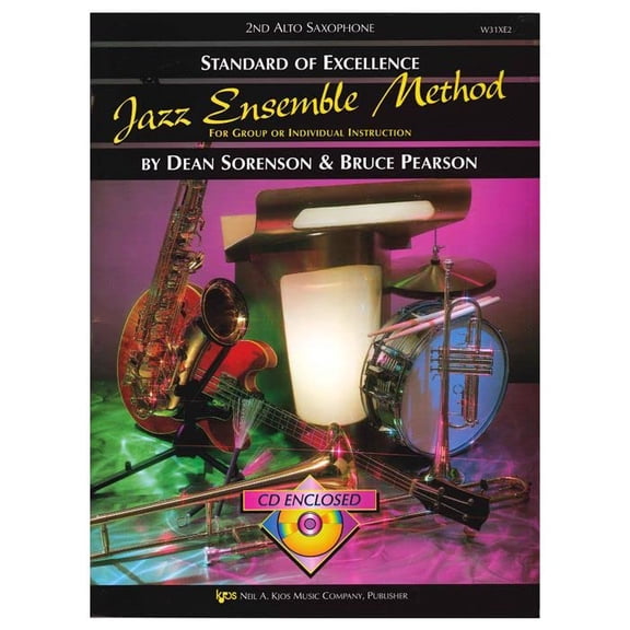 Pre-Owned W31XE2 - Standard of Excellence Jazz Ensemble Method: 2nd Alto Saxophone (Paperback) 084975741X 9780849757419