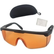 KJRIVER Blue Light Blocking Protective Eyewear with Case, Orange