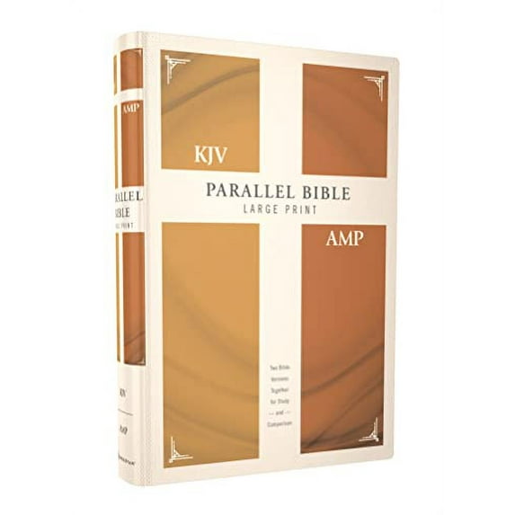 Pre-Owned KJV, Amplified, Parallel Bible, Large Print, Hardcover, Red Letter: Two Bible Versions Together for Study and Comparison, 9780310446859, 0310446856, Hardcover, Large type / Large print edition