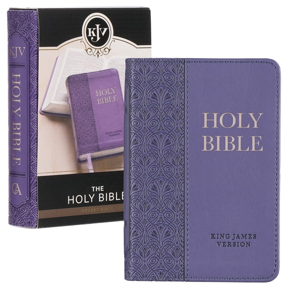 KJV Bible Mini Pocket Purple (Hardcover)