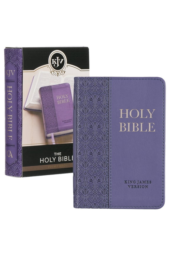 KJV Bible Mini Pocket Purple (Hardcover)