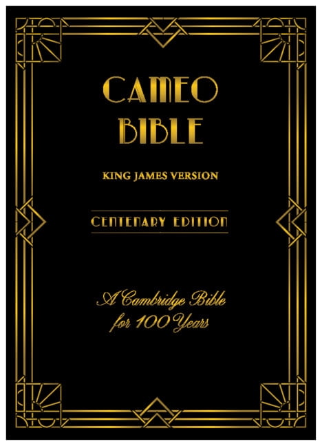 KJV Cameo Centenary Edition, Vintage Golden Brown Calfskin Leather, Full Yapp, Kj457: Xrly, (Hardcover)