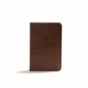 HOLMAN BIBLE STAFF KJV Compact Bible, Value Edition, Brown LeatherTouch Hardcover