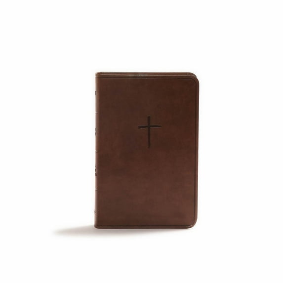 HOLMAN BIBLE STAFF: KJV Compact Bible, Value Edition, Brown LeatherTouch (Hardcover)