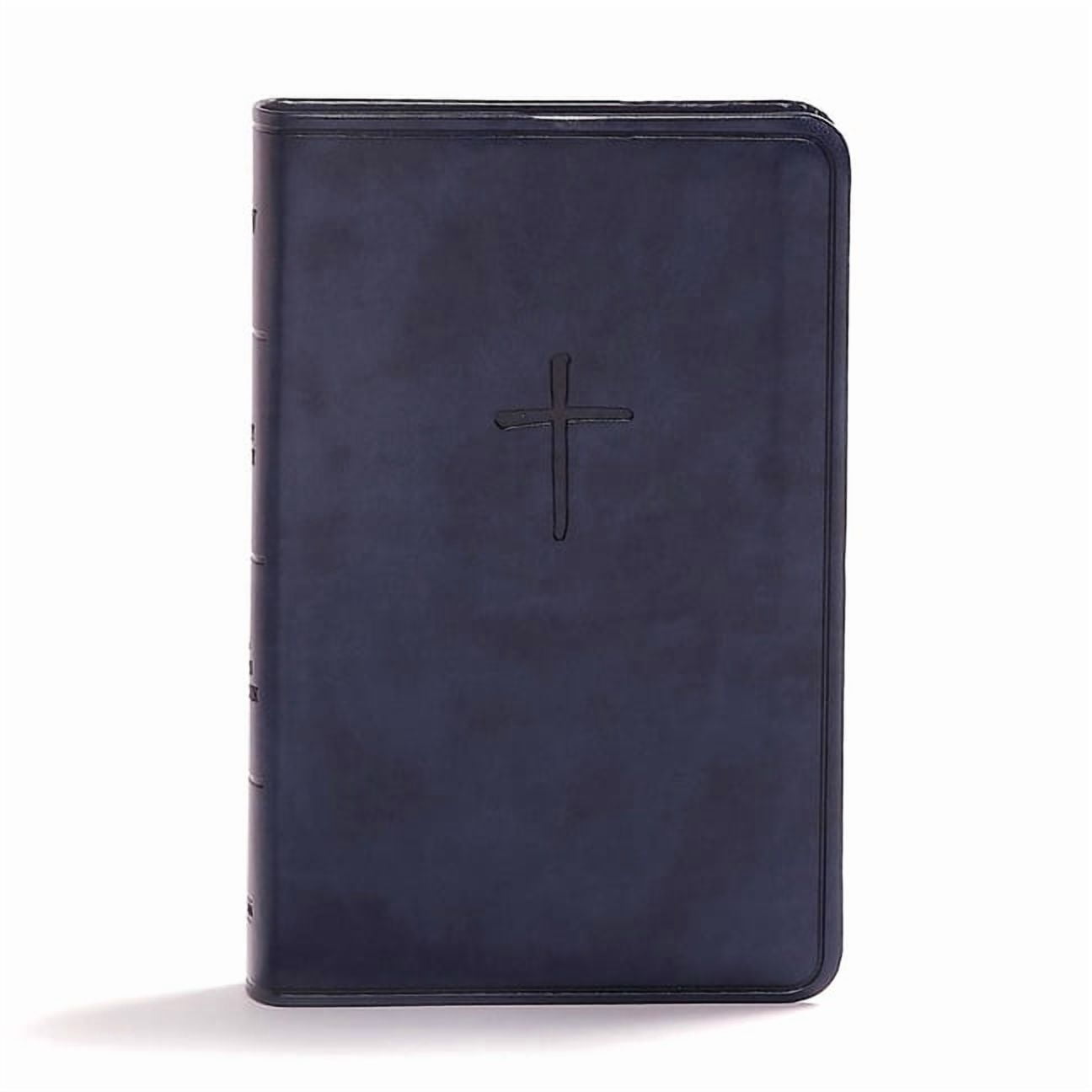 HOLMAN BIBLE PUBLISHERS KJV Compact Bible, Value Edition, Navy Leathertouch, (Hardcover)