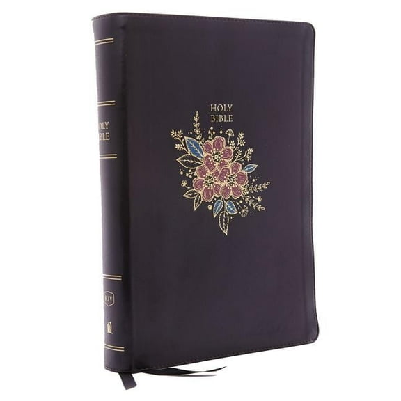 KJV, Deluxe Reference Bible, Super Giant Print, Imitation Leather, Black, Red Letter Edition (Large Print) (Hardcover)