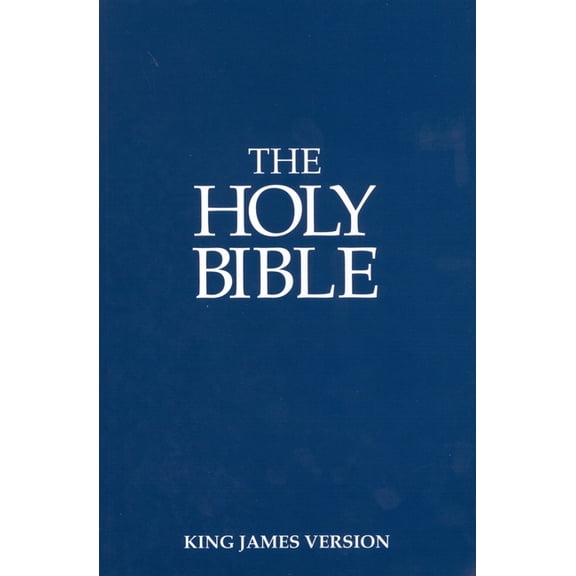 KJV Economy Bible (Softcover, Blue) (Paperback)