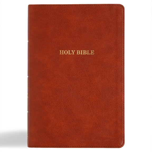 KJV Giant Print Reference Bible, Burnt Sienna Leathertouch, Indexed, (Hardcover)