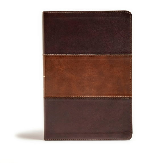 KJV Giant Print Reference Bible, Classic Mahogany LeatherTouch, Indexed : Red Letter, Ribbon Marker, Smythe-Sewn, Two-Column Text, Concordance, Presentation Page, Full-Color Maps, Easy-to-Read Font Size (Hardcover)
