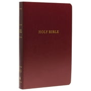 KJV, Gift and Award Bible, Imitation Leather, Burgundy, Red Letter Edition, Paperback
