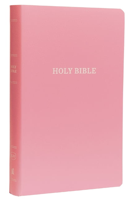 Pink Imitation Leather KJV Bible with Red Letter Edition