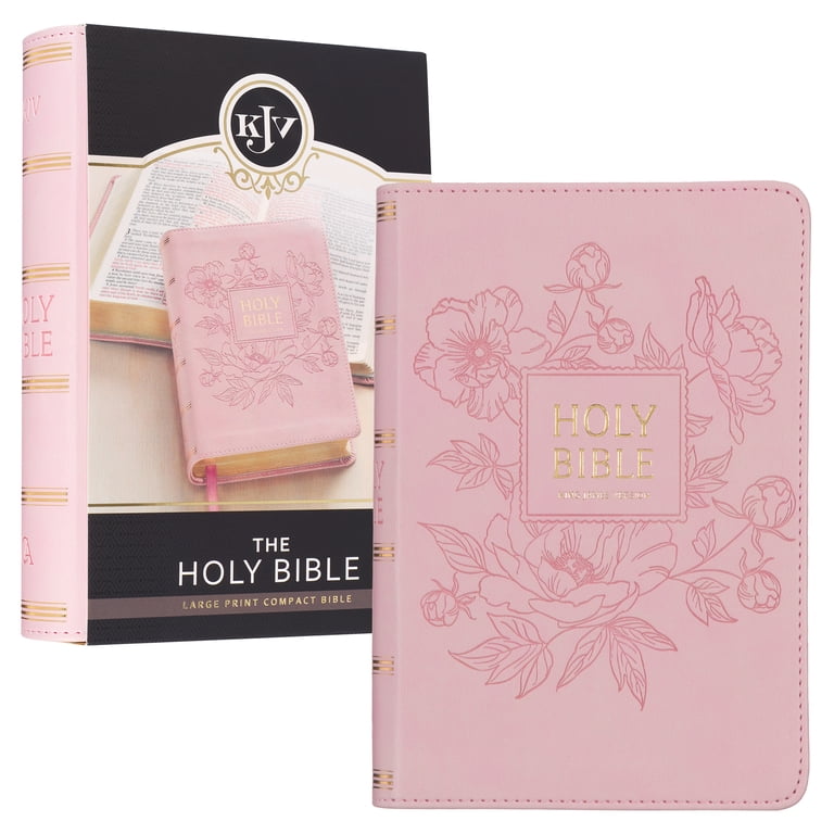 Christian Art Gifts KJV Holy Bible, Compact Large Print Red Letter