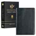 thumbnail image 1 of KJV Holy Bible, Compact Premium Full Grain Leather Red Letter Edition - Ribbon Marker, King James Version, Black, 1 of 7