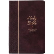 KJV GP MAROON THUMB INDEX FAUX LEATHER