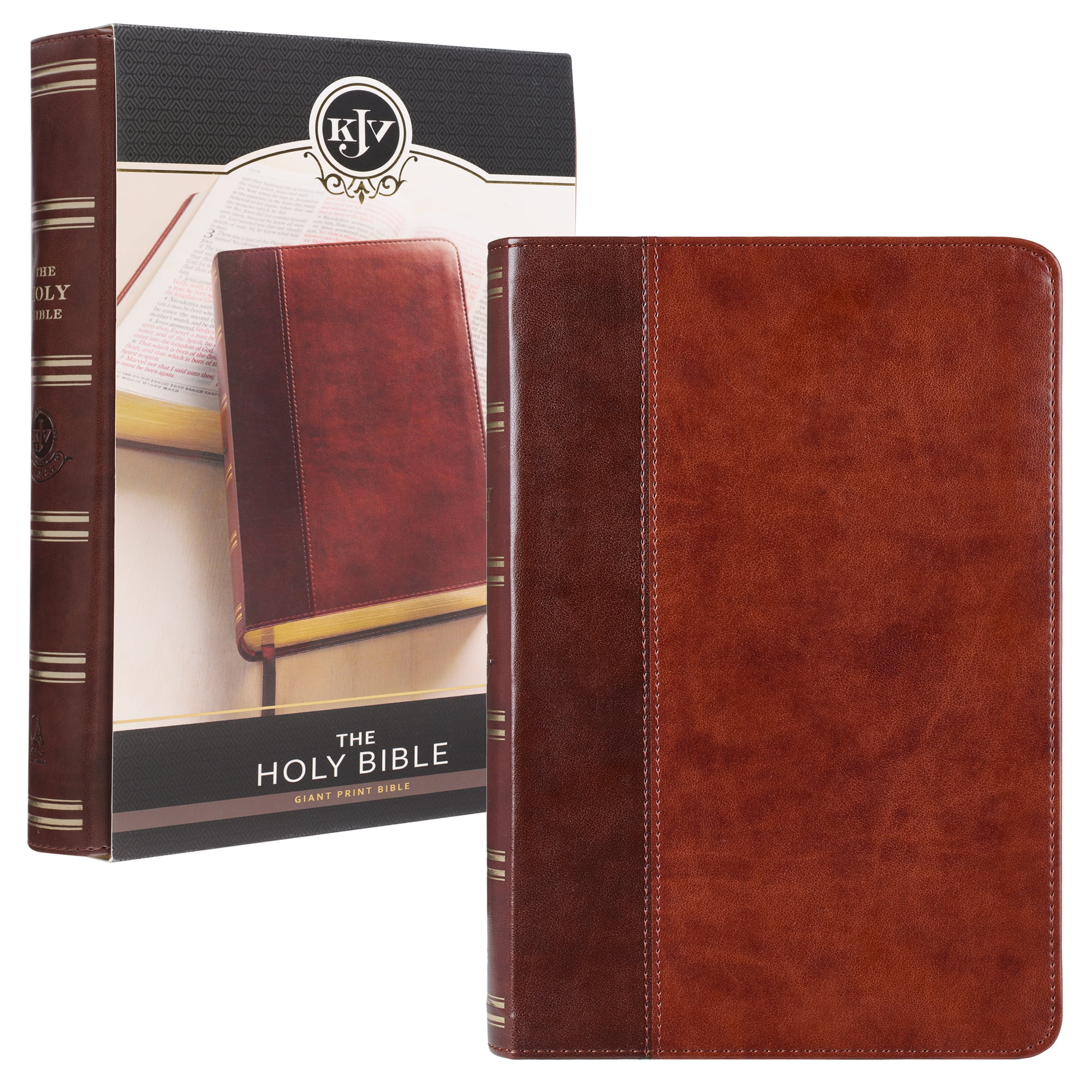 KJV Holy Bible, Giant Print Standard Size Faux Leather Red Letter