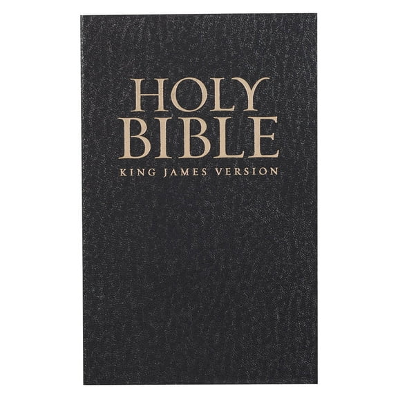 KJV Holy Bible, Gift and Award Bible - Softcover, King James Version, Black