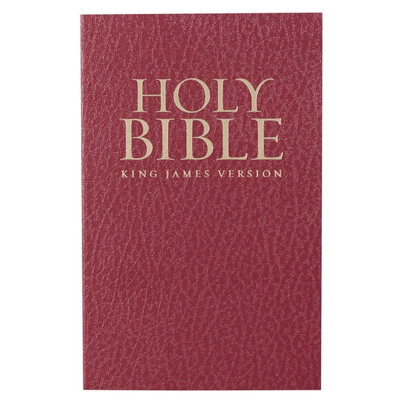 KJV Holy Bible, Gift and Award Bible - Softcover, King James Version, Burgundy