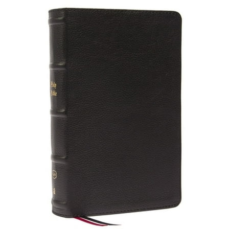 Pre-Owned KJV Holy Bible: Large Print Single-Column with 43,000 End-of-Verse Cross References, Black Genuine Leather, Personal Size, Red Letter, Comfort Print: King James Version: Holy Paperback