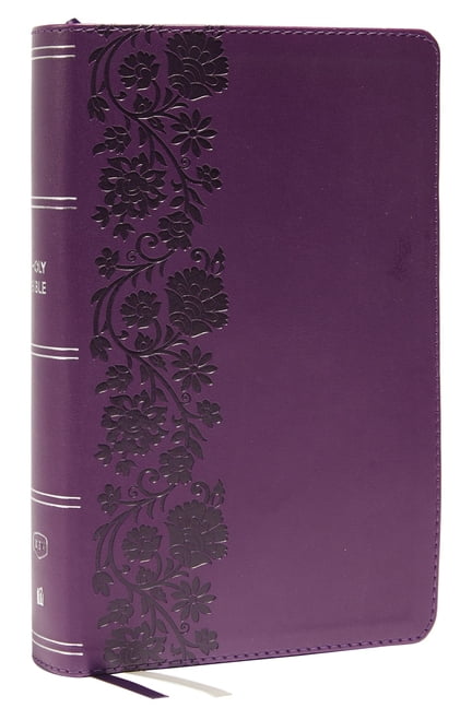KJV Holy Bible: Large Print Single-Column with 43,000 End-Of-Verse Cross References, Purple Leathersoft, Personal Size, , (Hardcover)