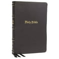 thumbnail image 1 of KJV Holy Bible: Large Print Thinline, Black Genuine Leather, Red Letter, Comfort Print: King James Version, (Hardcover), 1 of 10