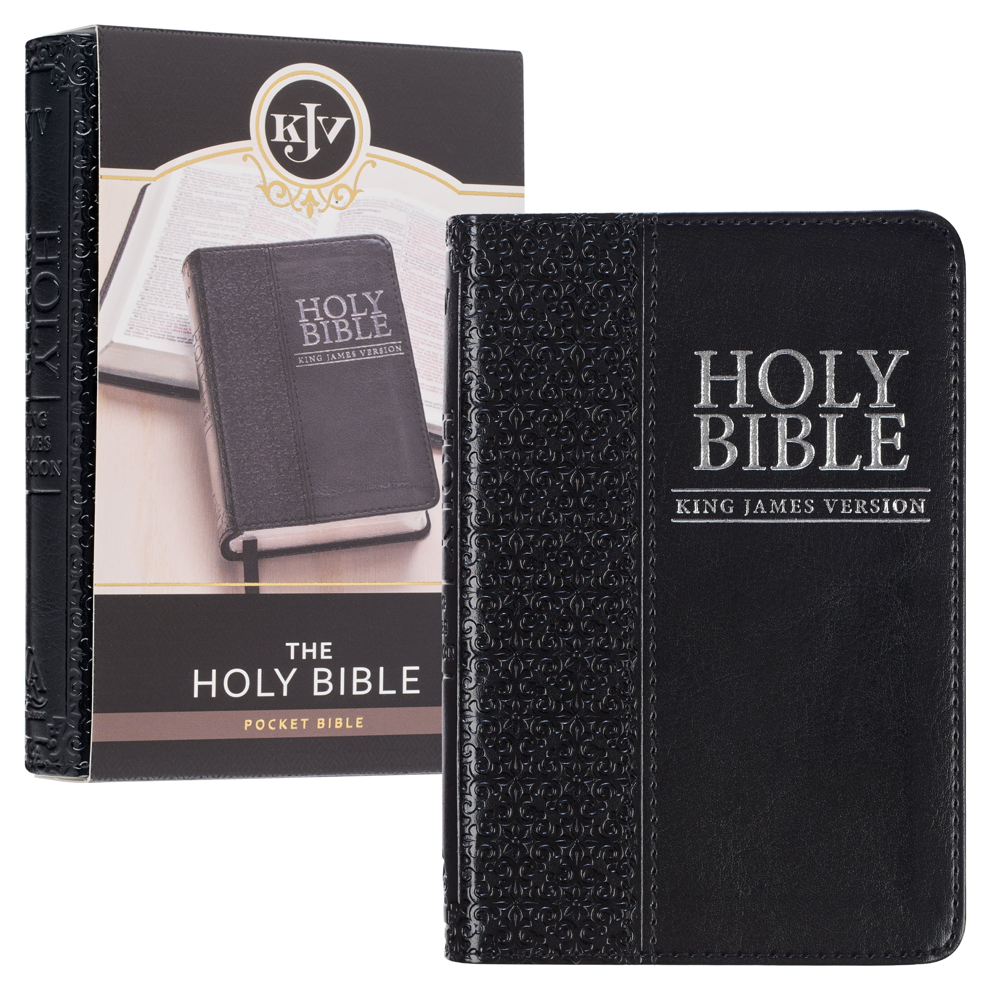 KJV Holy Bible, Mini Pocket Size, Faux Leather w/Ribbon KJV Holy Bible, Mini Pocket Size, Faux Leather w/Ribbon