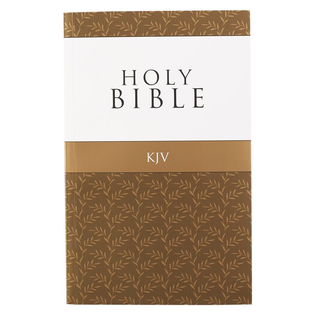 KJV Holy Bible, Outreach Bible Softcover, King James Version, Antique