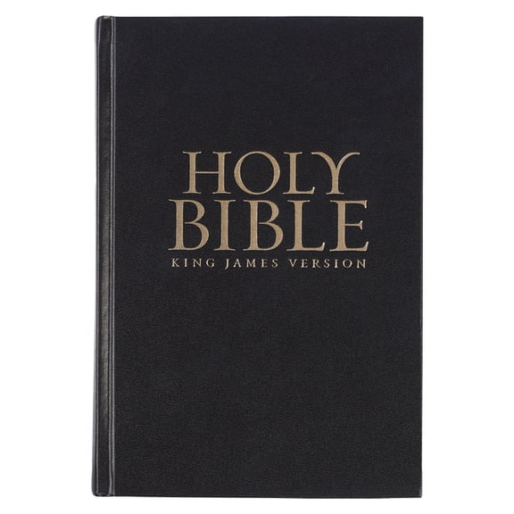 KJV Large Print Hardcover Edition: Black, (Paperback)
