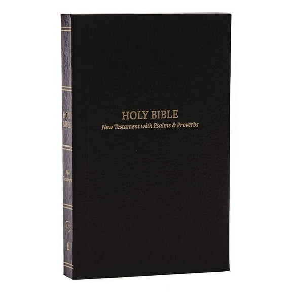 KJV Holy Bible: Pocket New Testament with Psalms and Proverbs, Black Softcover, Red Letter, Comfort Print: King James Ve, (Paperback)